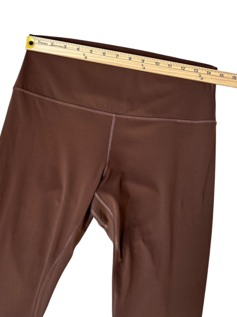 Lululemon Align Pant 28" Full Length Brown Earth Size 12 - Picture 4 of 7